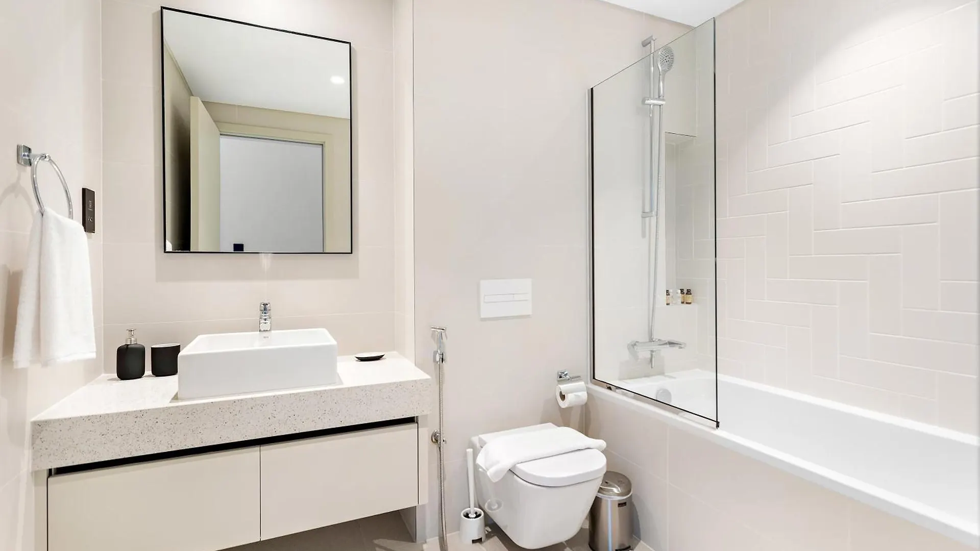 Silkhaus Palm View In Marina Vista Private Beach Dubaj Apartman